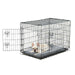 PaWz Pet Dog Cage Crate Metal Carrier Portable Kennel With Bed 36"