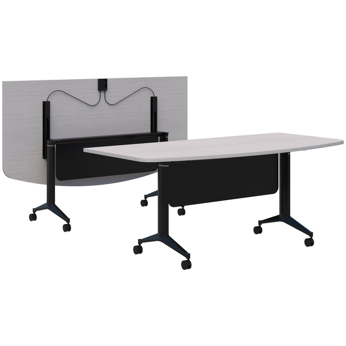 Accent Boost Flip Table - D Shape Top with Modesty