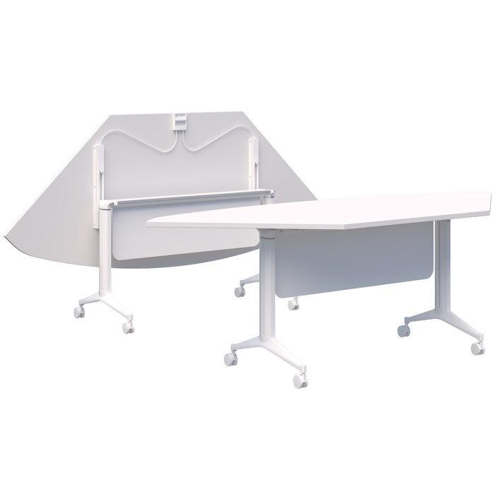 Accent Boost Flip Table - Trapezium Top with Modesty