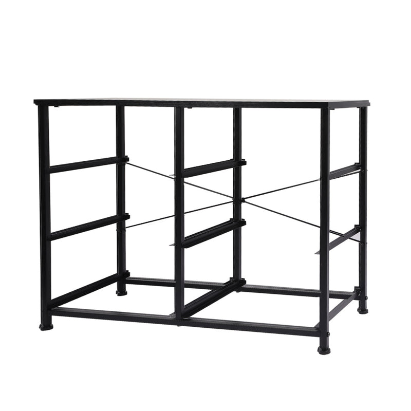 Levede Storage Cabinet Tower Chest of Drawers Dresser Tallboy Drawer Dark Grey