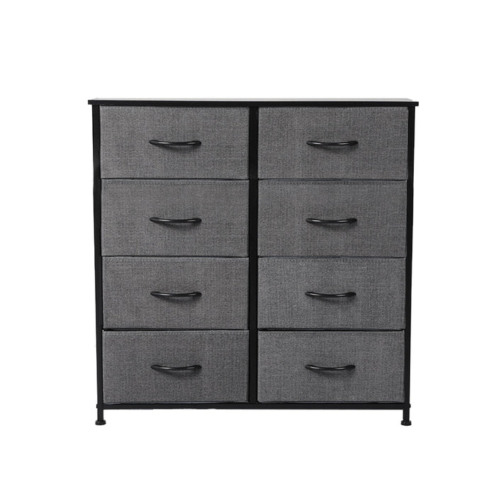 Levede Storage Cabinet Tower Chest of Drawers Dresser Tallboy Drawer Dark Grey