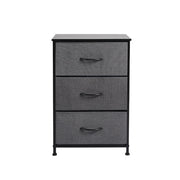 Levede Storage Cabinet Tower Chest of Drawers Dresser Tallboy Drawer Dark Grey