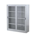 Three Shelves Sliding Door Cabinet 