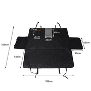 PaWz Pet Car Seat Cover Cat Dog Hammock Non Slip Waterproof Protector Mat Black