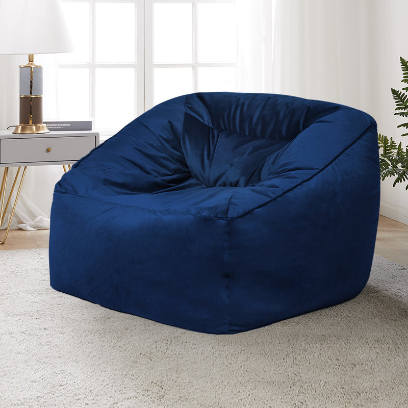 Marlow Bean Bag Chair Cover Soft Velevt Home Game Seat Lazy Sofa Cover Large
