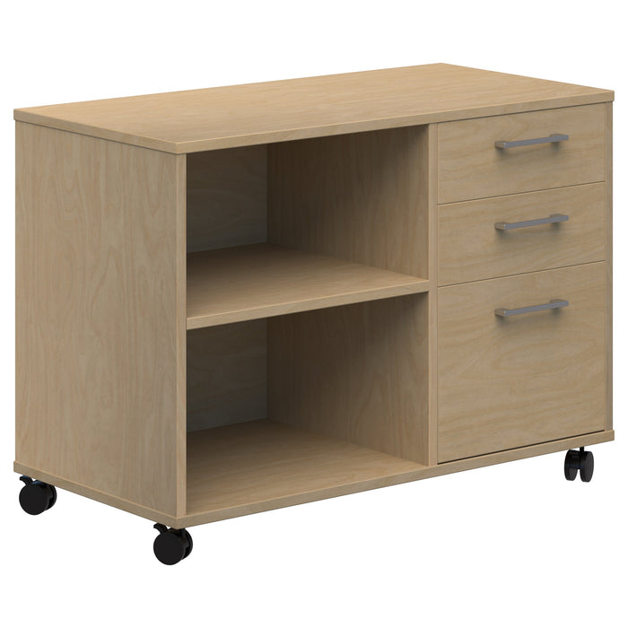 Accent Mascot Mobile Caddy (Drawers & Open Shelving)