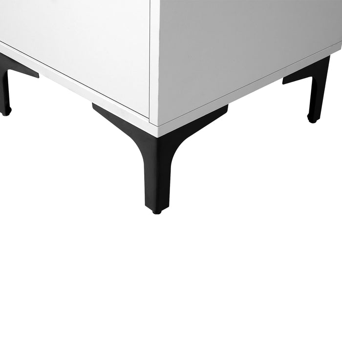 Levede Bedside Tables Side Table Bedroom Nightstand 2 Drawers Storage Cabinet