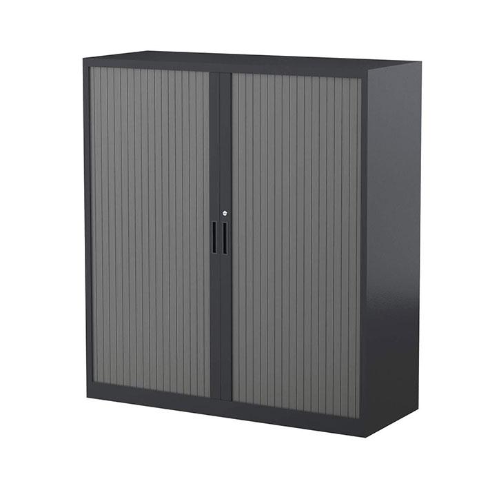 Steelco Three Shelf Tambour Door Cabinet