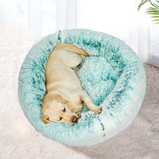 PaWz Pet Bed Cat Dog Donut Nest Calming Mat Soft Plush Kennel