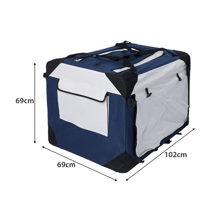 Pet Carrier Bag Dog Puppy Spacious Outdoor Travel Hand Portable Crate