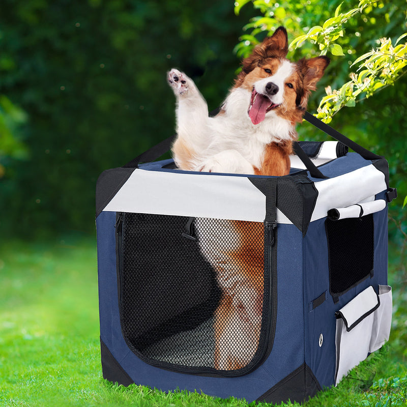 Pet Carrier Bag Dog Puppy Spacious Outdoor Travel Hand Portable Crate