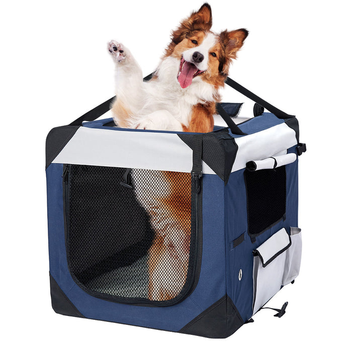 Pet Carrier Bag Dog Puppy Spacious Outdoor Travel Hand Portable Crate 2XL