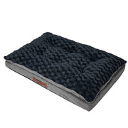 Dog Calming Bed Warm Soft Plush Comfy Sleeping Memory Foam Mattress Dark Grey
