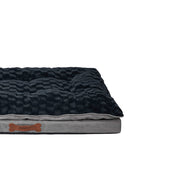 Dog Calming Bed Warm Soft Plush Comfy Sleeping Memory Foam Mattress Dark Grey