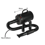 PaWz Dog Cat Pet Hair Dryer Grooming Blow Speed Hairdryer Blower Heater Blaster 2800W
