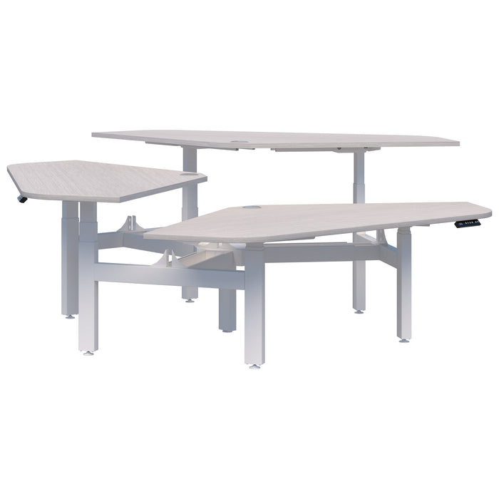 Accent Summit II Electric 120° Rotor 3 Pod Desk