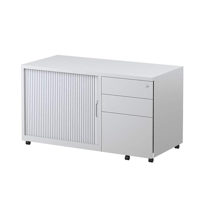 Steelco - Line Range Trimline Mobile Caddy White Satin Left