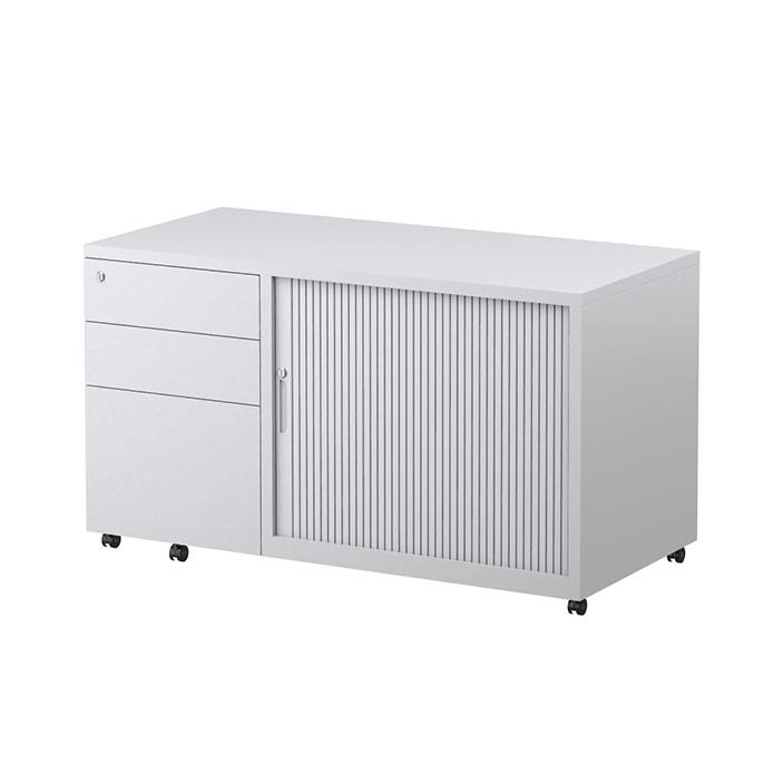 Steelco - Line Range Trimline Mobile Caddy White Satin Right