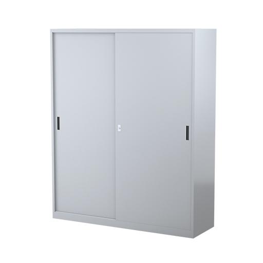 Three Shelves Sliding Door Cabinet