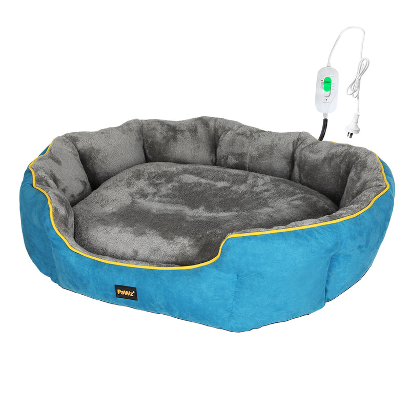 PaWz Electric Pet Heater Bed Heated Mat Cat Dog Heat Blanket Removable Cover