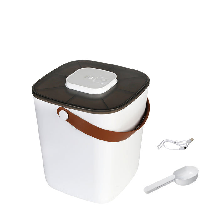PaWz 13L Smart Vacuum Pet Food Storage Container Kitchen Box Scoop Dispenser