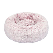 PaWz Pet Bed Cat Dog Donut Nest Soft Plush Kennel XXL Pink