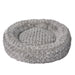 PaWz Calming Dog Bed Warm Soft Plush Sofa Pet Cat Cave Washable Portable Grey M