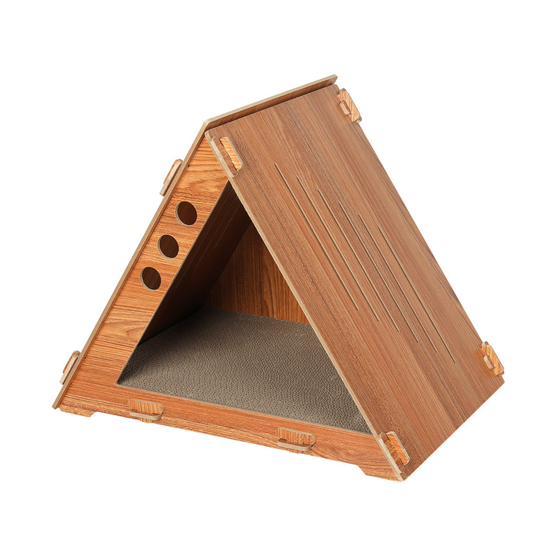 PaWz Cat Scratcher Scratching Board Corrugated Cardboard Condo House Large C