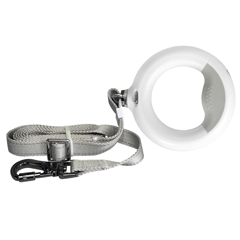 PaWz LED Dog Leash Lead Walking Rope Flashlight Heavy Duty 45kg Capacity White White