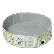 PaWz Portable Pet Swimming Pool Kids Dog Washing Bathtub Outdoor Foldable 120 Palm leaves