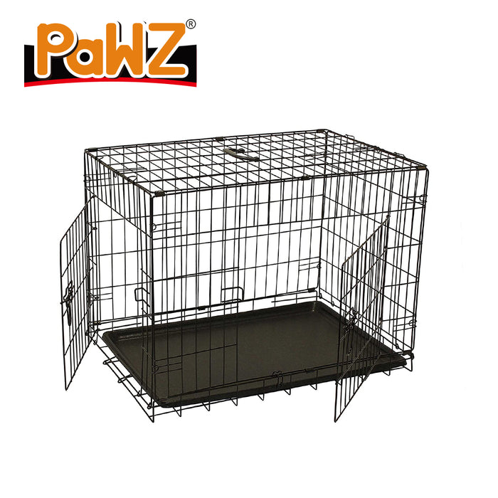 PaWz Pet Dog Cage Crate Kennel Portable Collapsible Puppy Metal Playpen