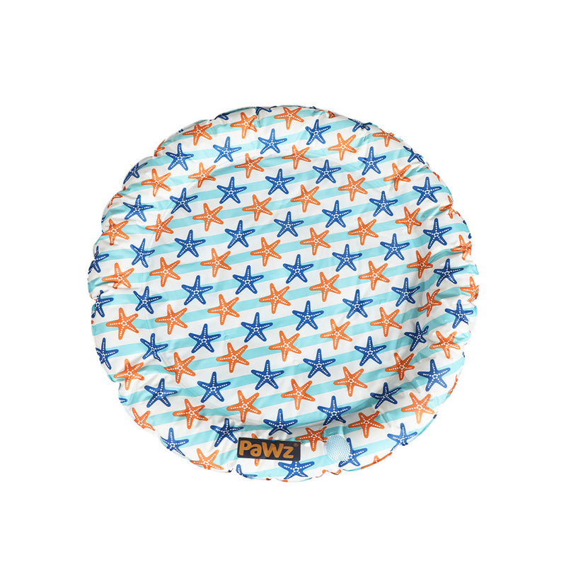 PaWz Pet Cool Gel Mat Cat Round Bed Dog Bolster Waterproof Self-cooling Pads Summer