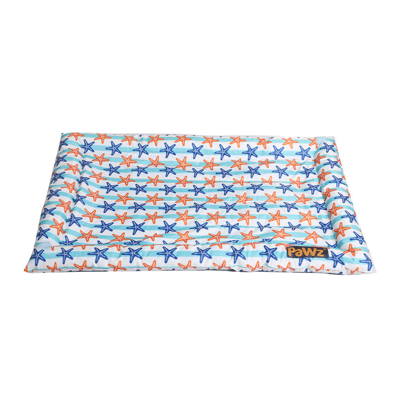PaWz Pet Cool Gel Mat Cat Rectangle Bed Dog Bolster Waterproof Self-cooling Pads Summer