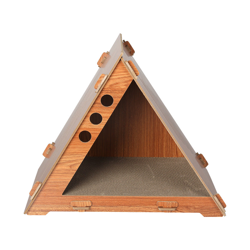 PaWz Cat Scratcher Scratching Board Corrugated Cardboard Condo House Large