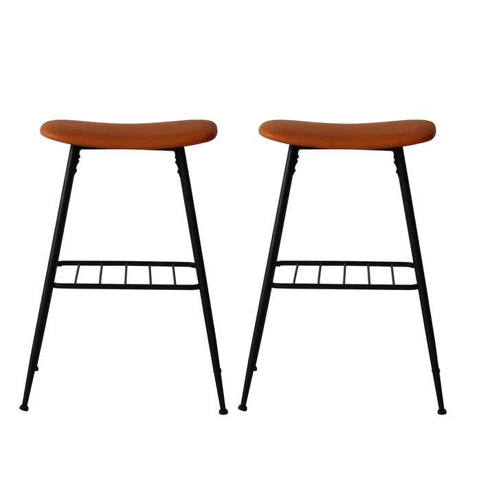 Levede 2x Bar Stools Kitchen Bar Pub Stool Counter Dining Chair PU Leather