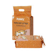 PaWz 2.5kg Tofu Cat Litter Clumping Flushable Fast Super Absorben Natural x2