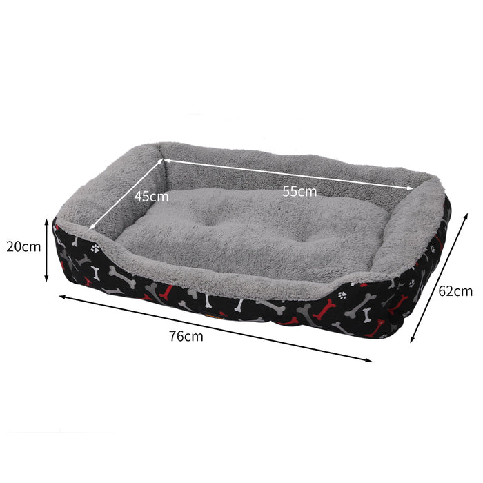 PaWz Pet Dog Cat Bed Deluxe Soft Cushion Lining Warm Kennel