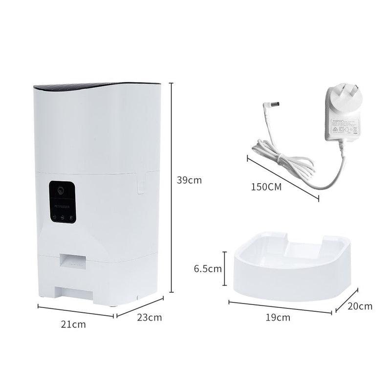 Pawz Auto Feeder Pet Automatic Camera Cat Dog Smart Hd Wifi App Food Dispenser