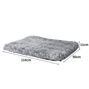 PaWz Dog Mat Pet Calming Bed Memory Foam Orthopedic Removable Cover Washable