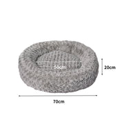 PaWz Calming Dog Bed Warm Soft Plush Pet Cat Cave Washable Portable