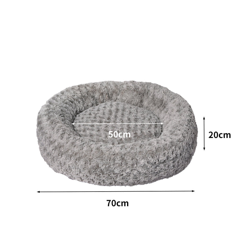 PaWz Calming Dog Bed Warm Soft Plush Pet Cat Cave Washable Portable