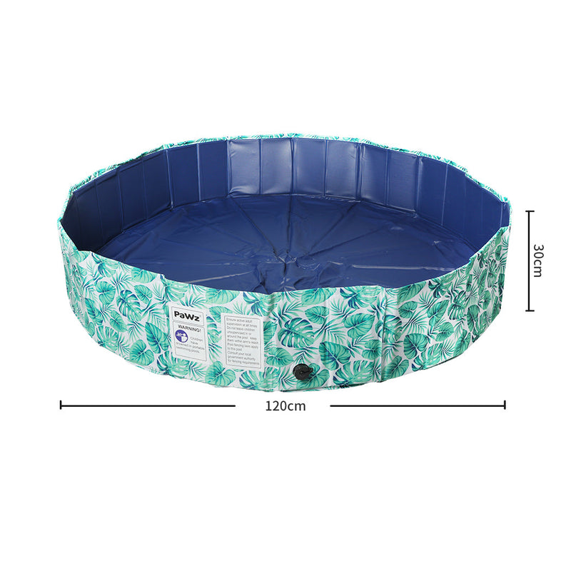 PaWz Portable Pet Swimming Pool Kids Dog Washing Bathtub Outdoor Foldable