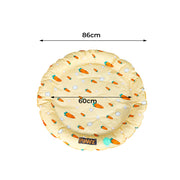 PaWz Pet Cool Gel Mat Cat Round Bed Dog Bolster Waterproof Self-cooling Pads Summer