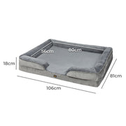 PaWz Memory Foam Pet Sofa Bed Cushion Dog Mat Washable Removable Orthopedic