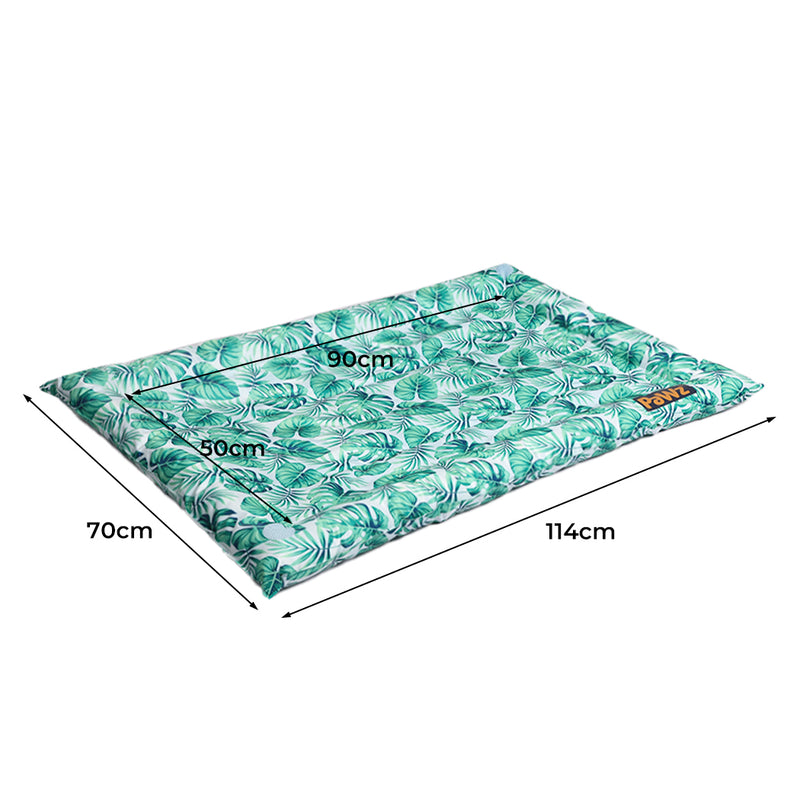 PaWz Pet Cool Gel Mat Cat Rectangle Bed Dog Bolster Waterproof Self-cooling Pads Summer