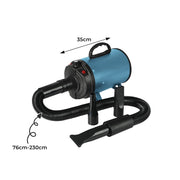PaWz Dog Cat Pet Hair Dryer Grooming Blow Speed Hairdryer Blower Heater Blaster 2800W
