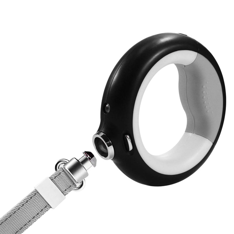 PaWz LED Dog Leash Lead Walking Rope Flashlight Heavy Duty 45kg Capacity White