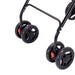 PaWz Two-tier Pet Stroller Double Dog Pram Cat Carrier Travel Pushchair Foldable