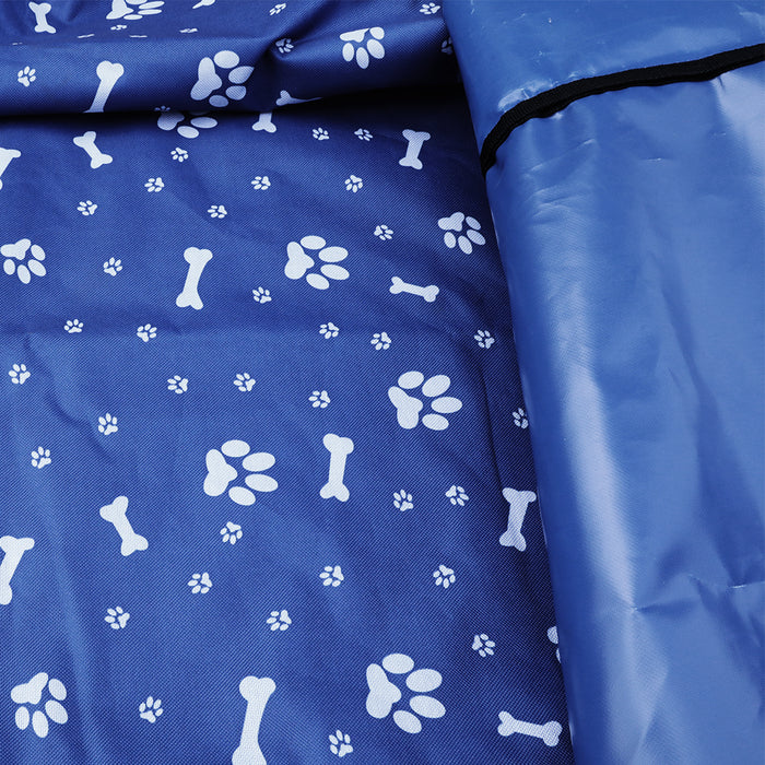 PaWz Pet Boot Car Seat Cover Hammock Nonslip Dog Puppy Cat Waterproof Rear Blue