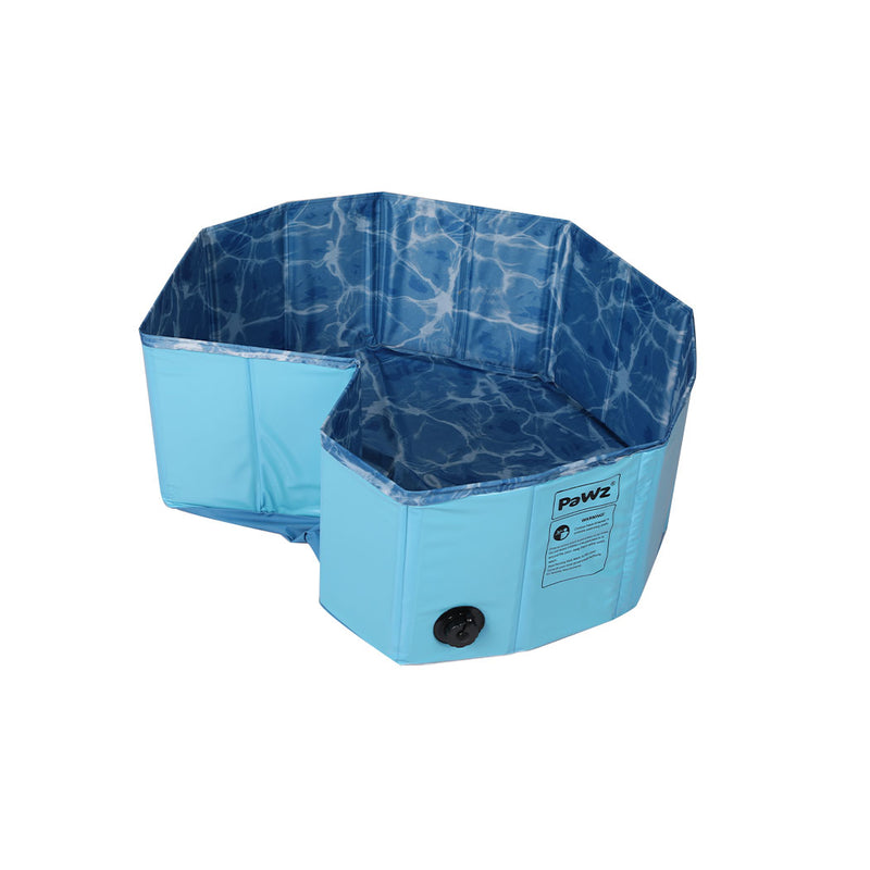 PaWz Portable Pet Swimming Pool Kids Dog Cat Washing Bathtub Outdoor Bathing